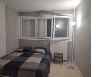 Chambre et Salon Privé Dans un Superbe Appartement 70 m Carrés - Caen - Bedroom