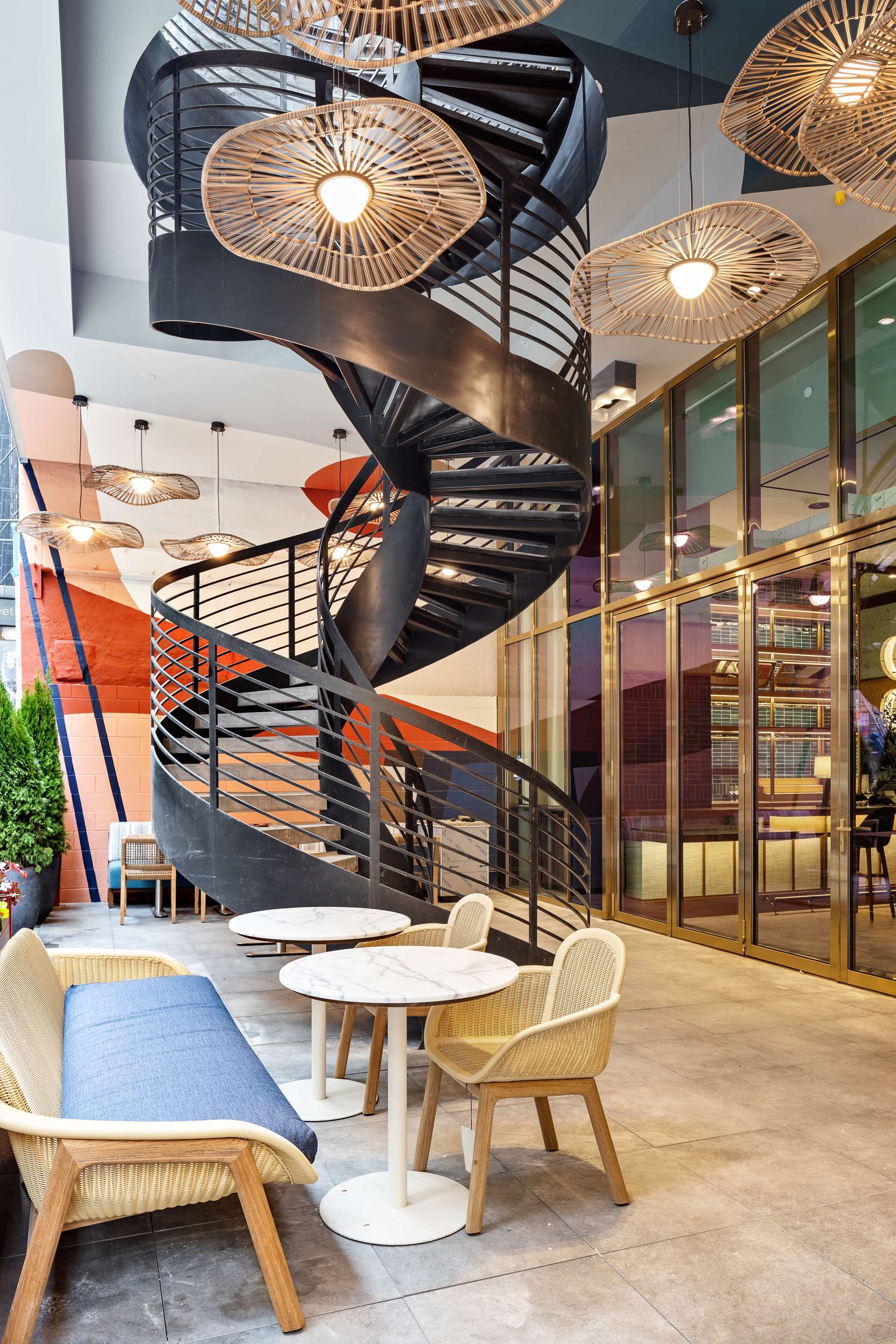 Lobby view of Grayson Hotel