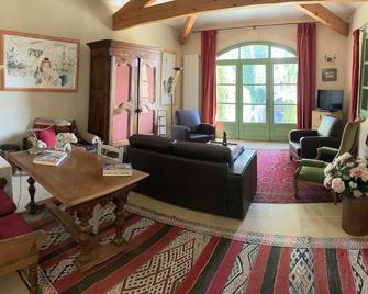 Between Nîmes and Montpellier, charming house in Aubais - Aubais - Вітальня