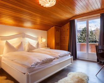 Hotel The Larix Ski-In Ski-Out - Saas-Fee - Bedroom