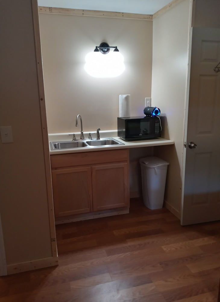 Kitchen view of Big Mountain Cabins with direct access to Windrock ATV Park