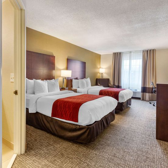Bedroom view of Comfort Inn Auburn-Worcester