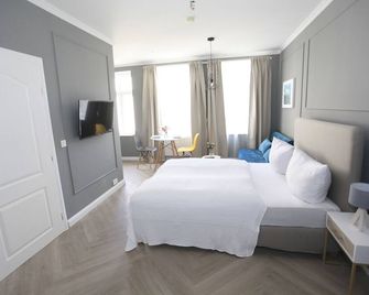 Zollikof Aparts - Sauna & Studioapartments - לייפציג - חדר שינה
