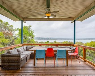 4 3 Two King Beds Perfect Sunset Lake Views Pickleball Fire Pit Lvl2 Ev Poa Pool - Canyon Lake - Balkon