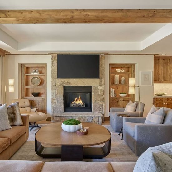 Living room view of Residences at The Little Nell