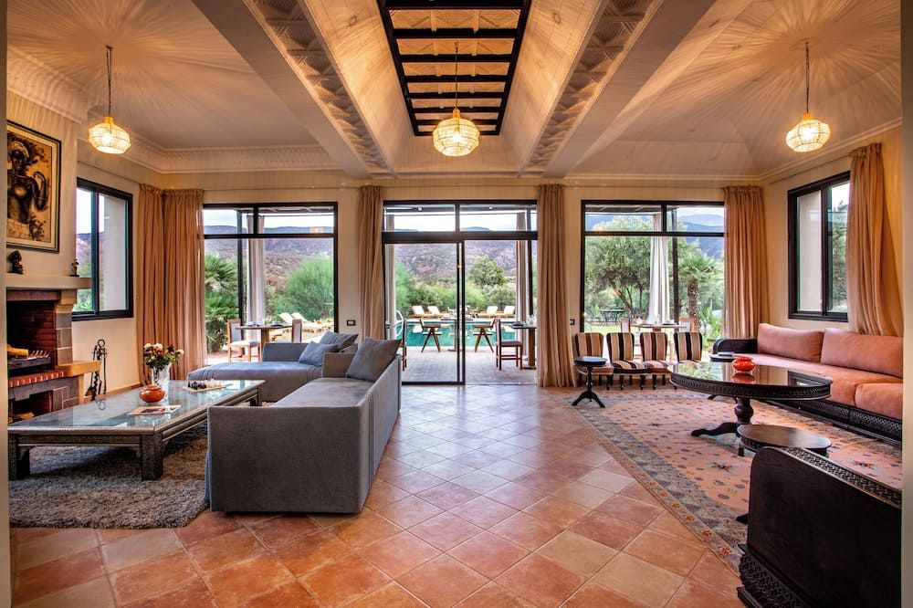Atlas Luxury Garden - Ouirgane - Living room