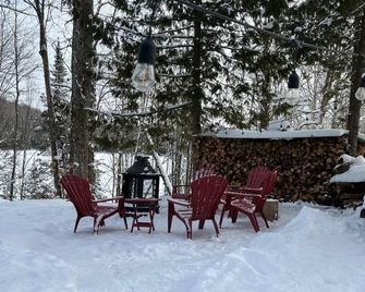 3bdrs Lakefront Chalet Peaceful Retreat - Mont-Laurier - Binnenhof