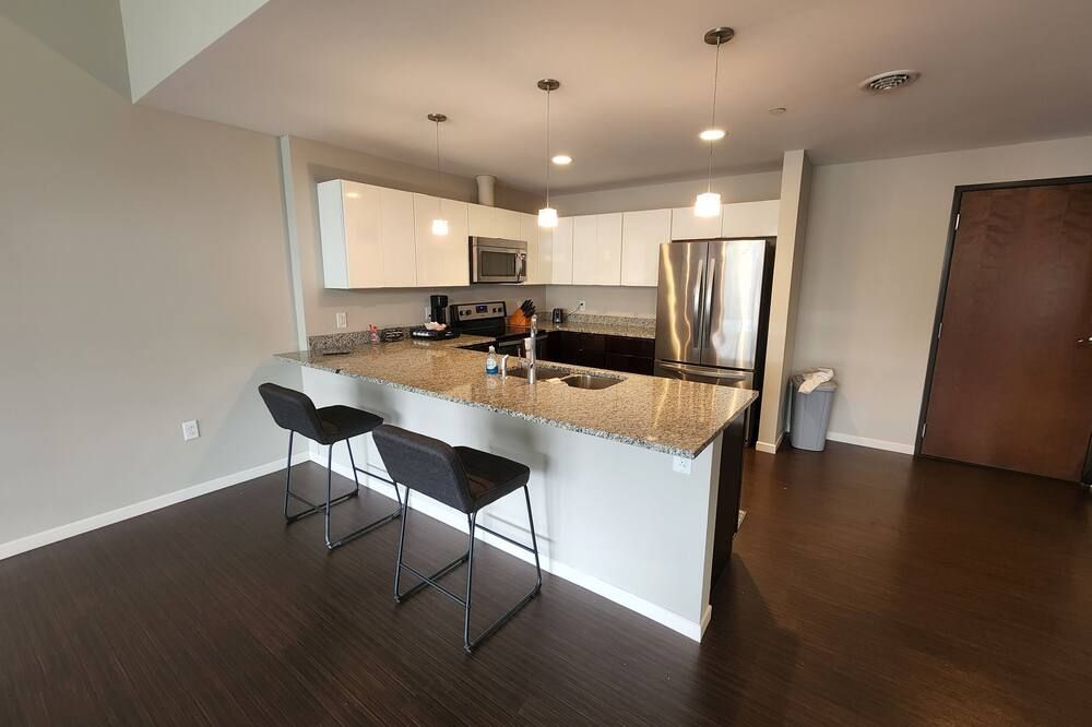 Penthouse Loft In The Flats - Cleveland - Køkken