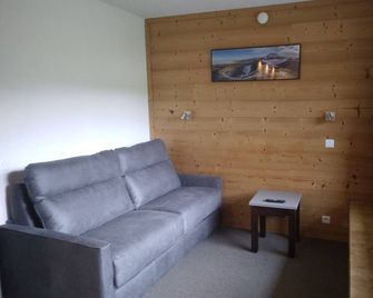 Studio divisible lumineux, proche pistes, balcon, animaux admis - Aime-la-Plagne - Living room