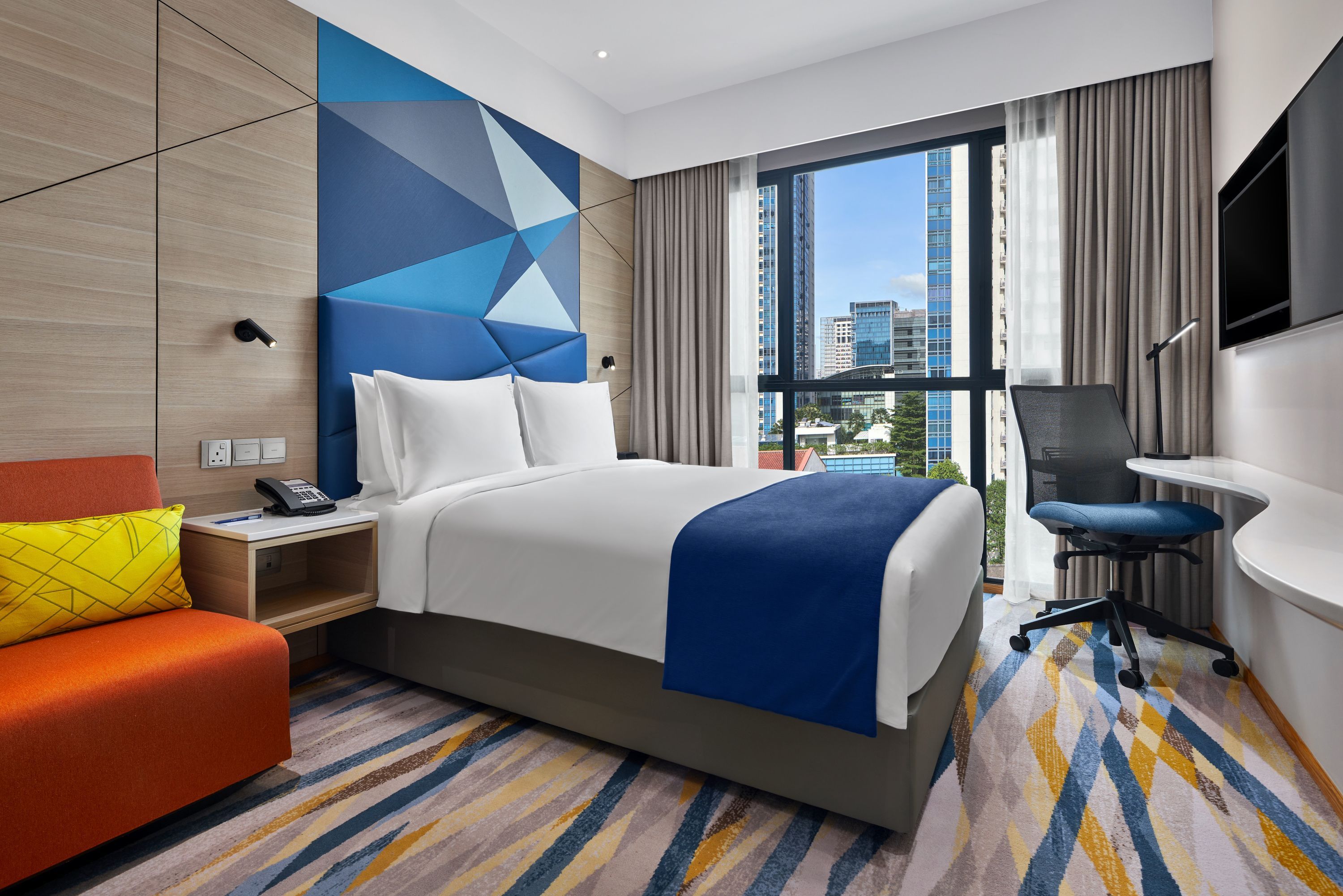 Holiday Inn Express Singapore Serangoon By IHG - Singapore - חדר שינה