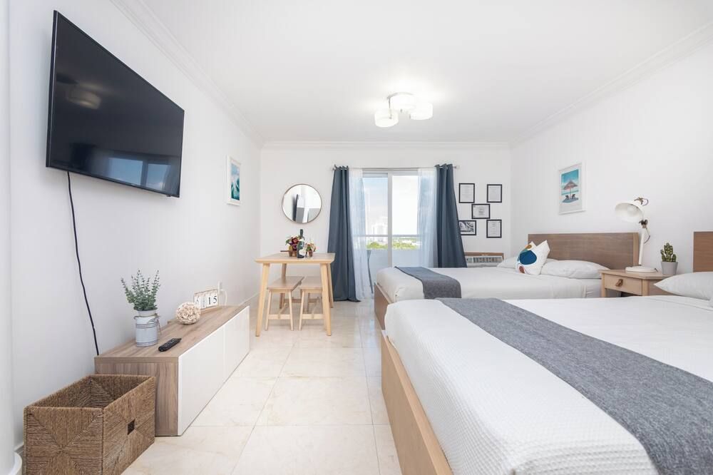 بوتيك أبارتمنتس نورث باي فيليدج - ميامي بيتش - غرفة نوم