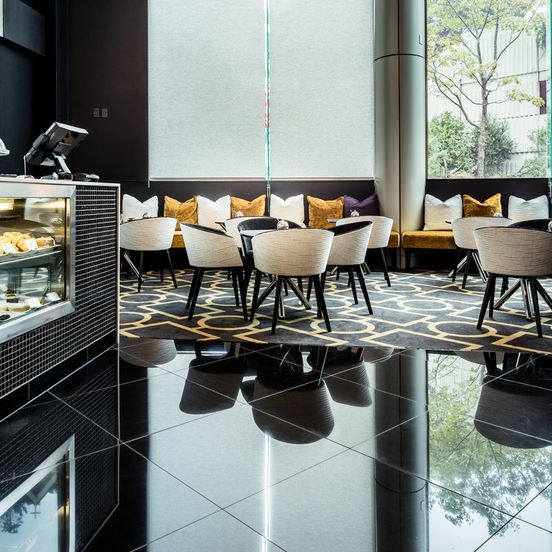 Lobby view of Bolton Hotel