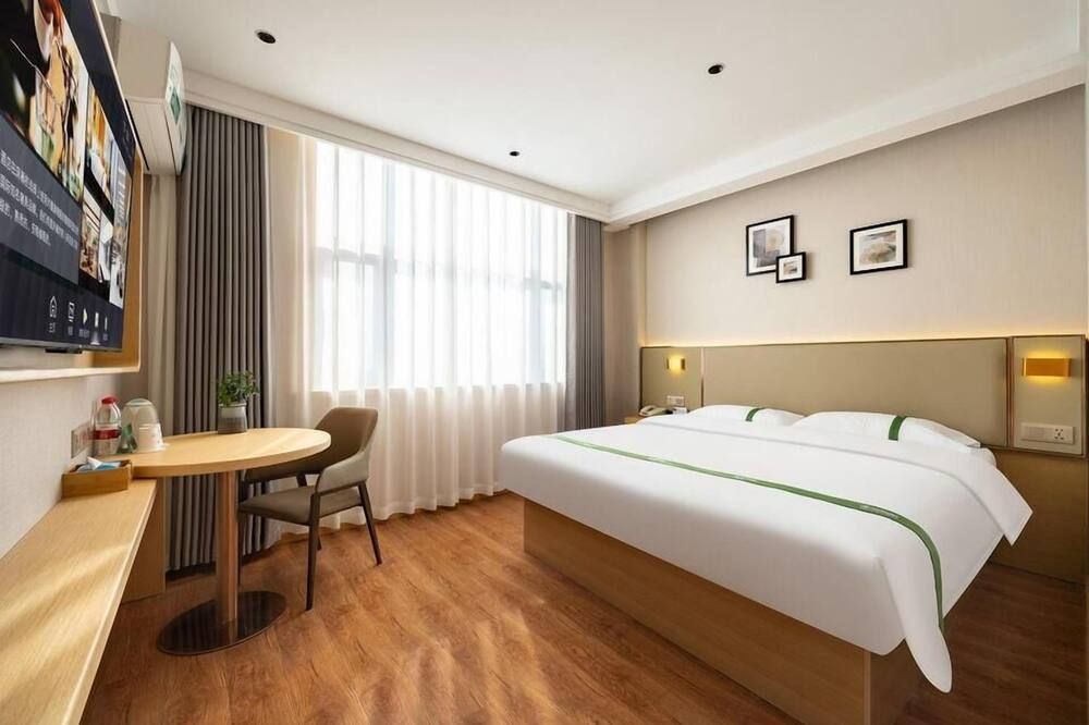 Greentree Sunshine 100 Express Hotel - تيانجين - غرفة نوم