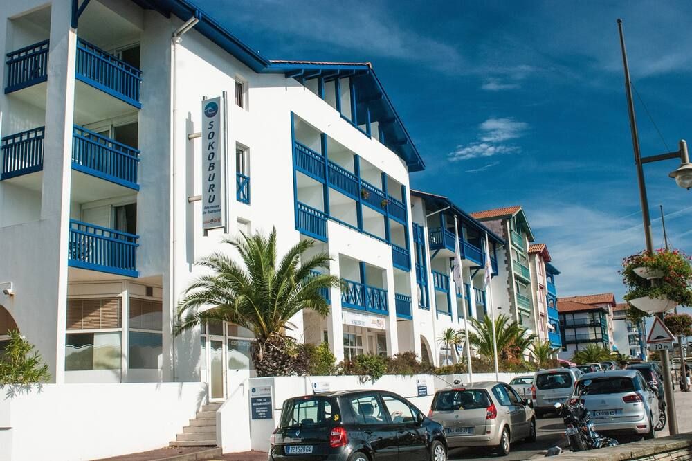 50m de la Plage! Studio pour 4 + Wi-Fi Gratuit - إنداي - مبنى