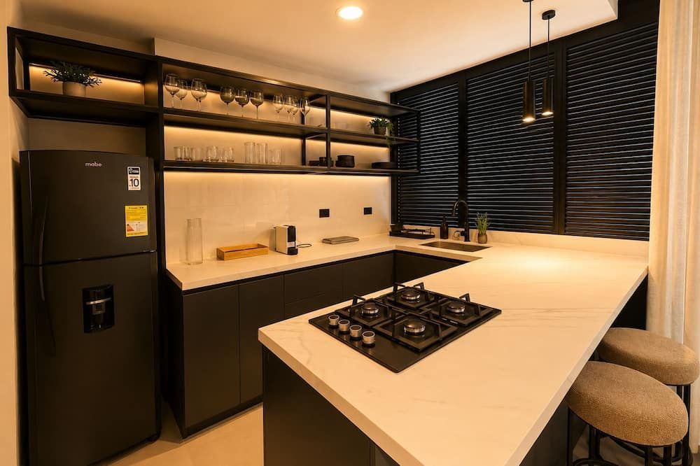 Apartamentos Hem - מדיין - מטבח