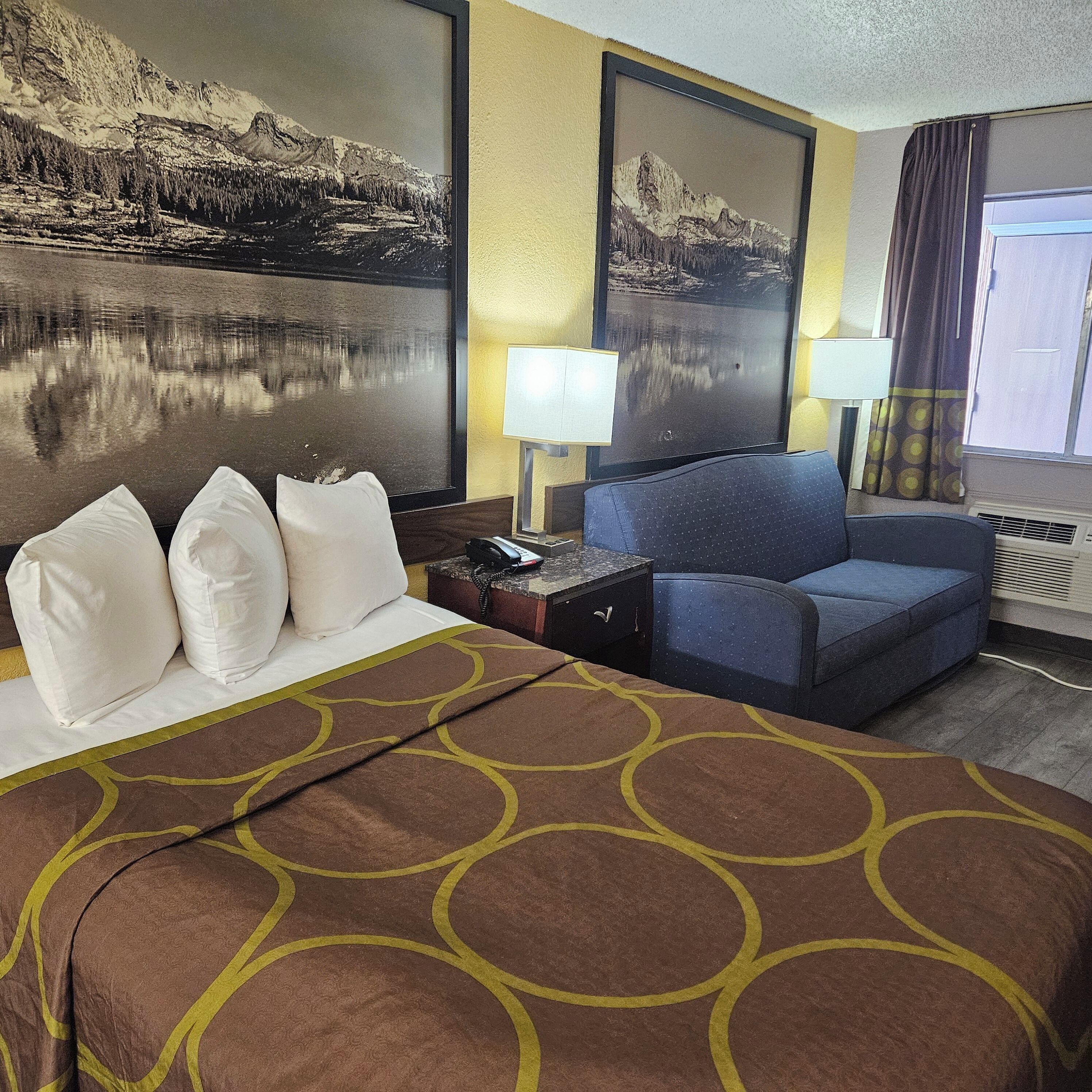 Super 8 by Wyndham Denver Central - דנבר - חדר שינה