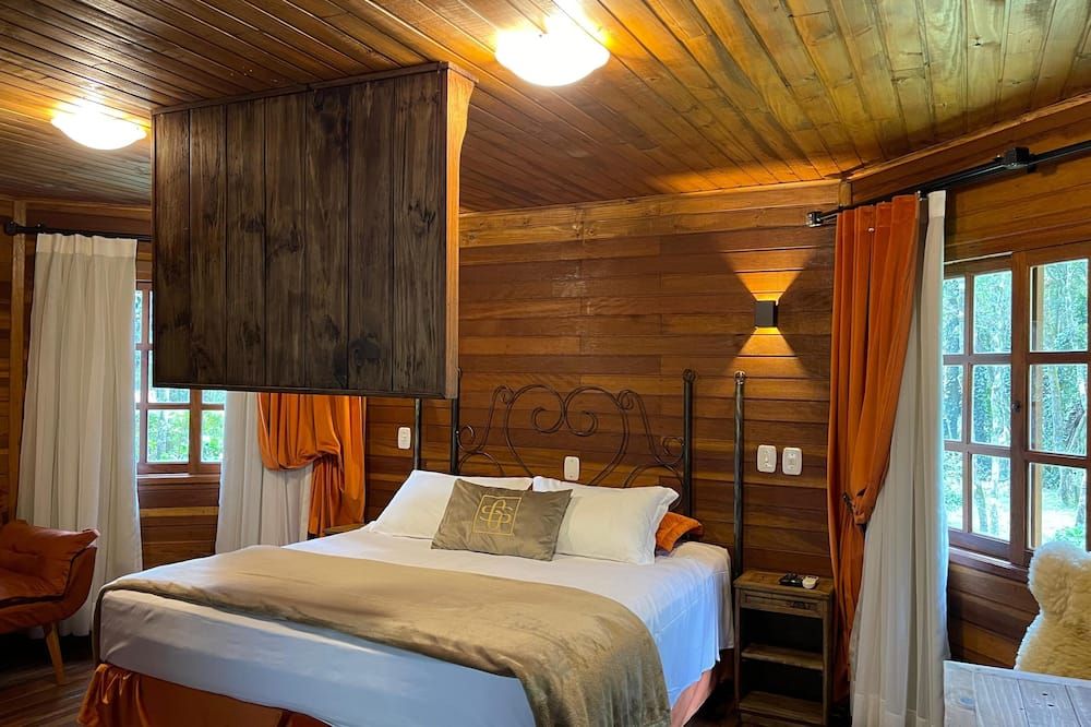 هوتل كاباناس جلامور - غرامادو - غرفة نوم