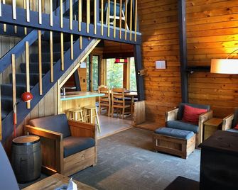 Secluded Lakefront Cottage With Private Beach Lakes Region, Denmark Maine - Denmark - Living room