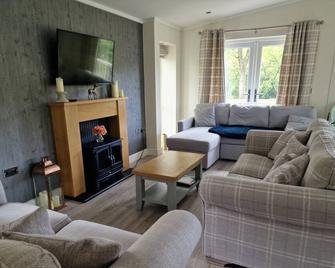 Maple 2 Bedroom Luxury Lodge in Mid Wales - Llanwddyn - Living room