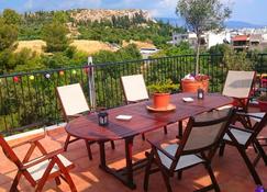 Elegant apartment in Acropolis with roof garden - Athens - Balcony