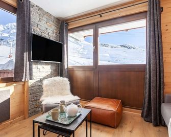 sumptuous 34m² apartment for 4 people overlooking the snow-capped mountains - Val Thorens - Huiskamer