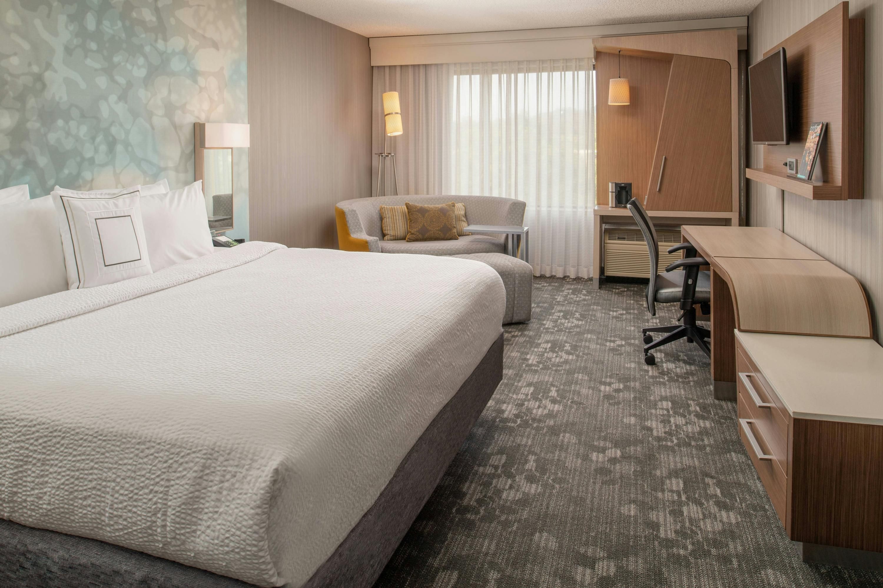 Courtyard by Marriott Portland Airport - פורטלנד - חדר שינה
