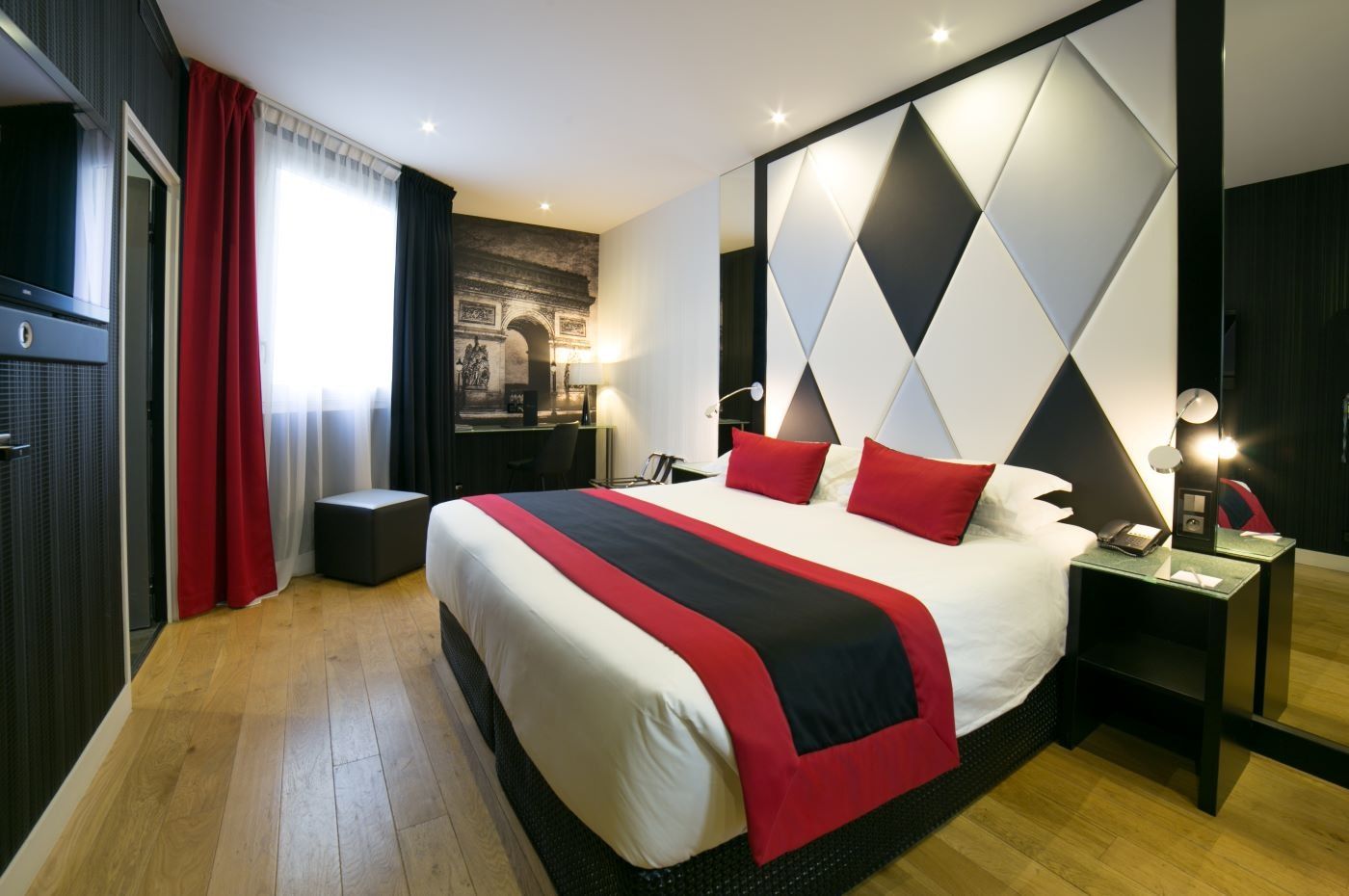 لو امبير باريس - باريس - غرفة نوم