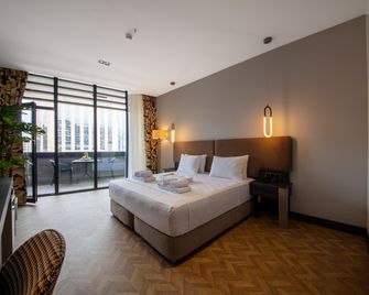 في سنتر هوتل - طرابزون - غرفة نوم