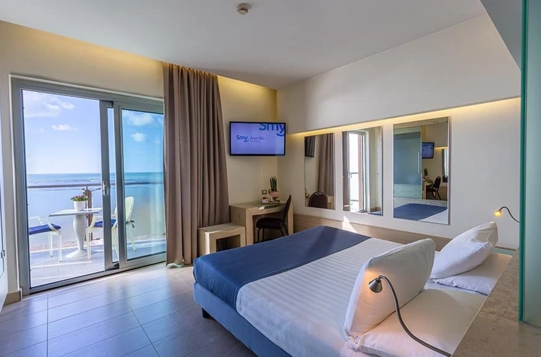 Smy Aran Blu Roma Mare - Lido di Ostia - Slaapkamer