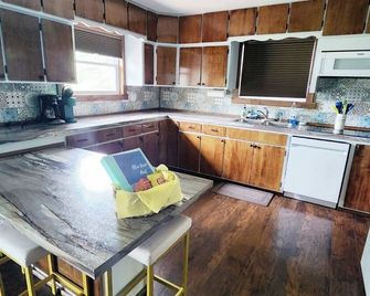 Blue Heron Point - Hot Tub, Kayaks, Fishing, 3 bedrooms on a no wake lake - Edmore - Kitchen