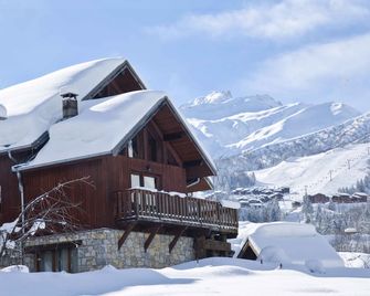 Beautiful 4 flat in a chalet with shared sauna, 300 meters from the slopes - Les Avanchers-Valmorel - Bâtiment
