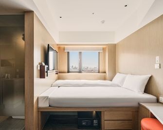 أورانج هوتل - شيمن - مدينة تايبيه - غرفة نوم