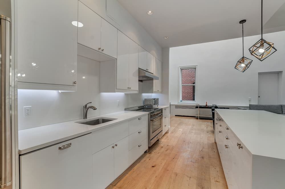 Soho duplex PH with private terrace - نيويورك - مطبخ
