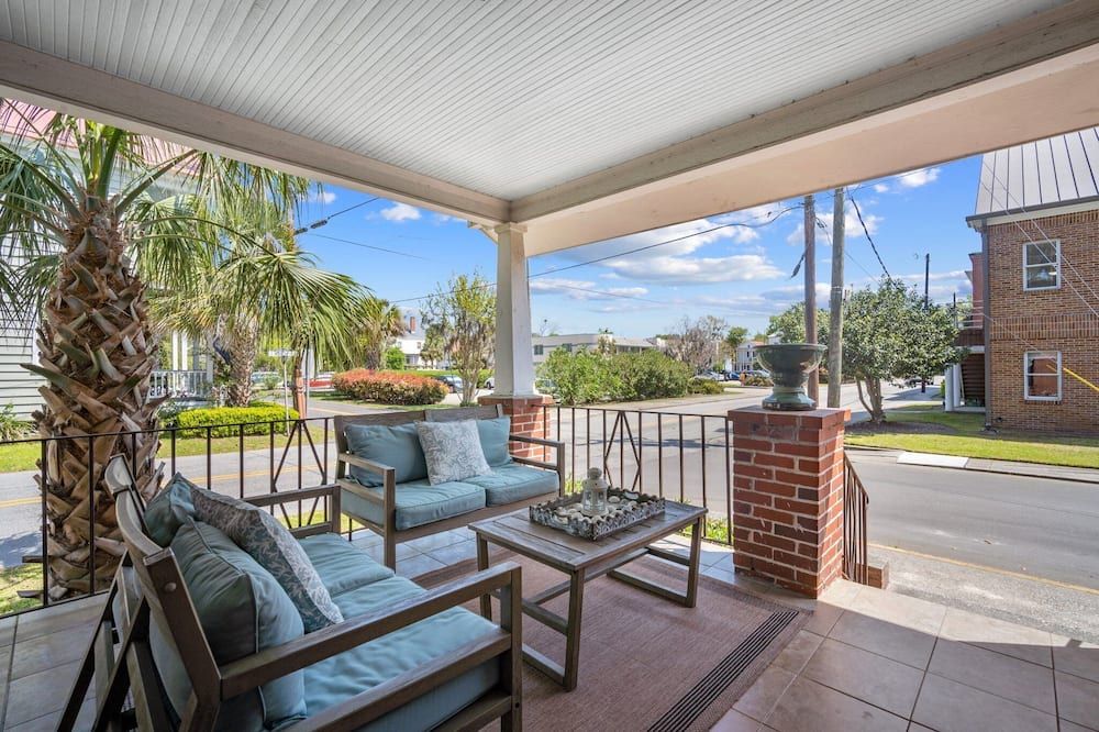 Patio view of Cottage In The Heart Of Downtown Beaufort Historic Area 5-Min Walk To River!