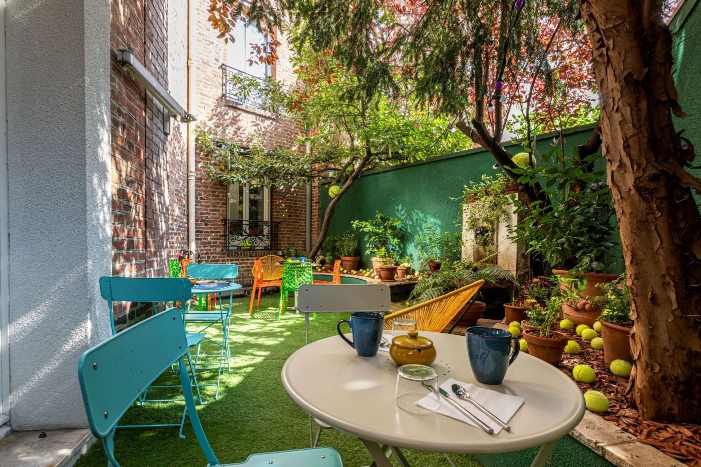 Hotel Olympic Paris Boulogne by Patrick Hayat - Boulogne-Billancourt - Patio