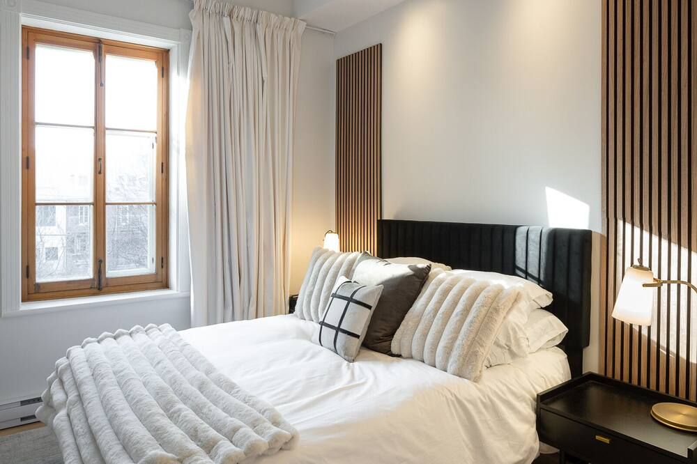 Villa Montcalm: Prestige & Confort au Vieux-québec - קוויבק סיטי - חדר שינה
