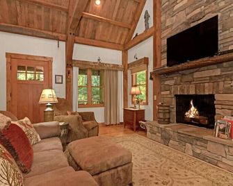 Rustic Mountain Cabin - Brevard - Living room