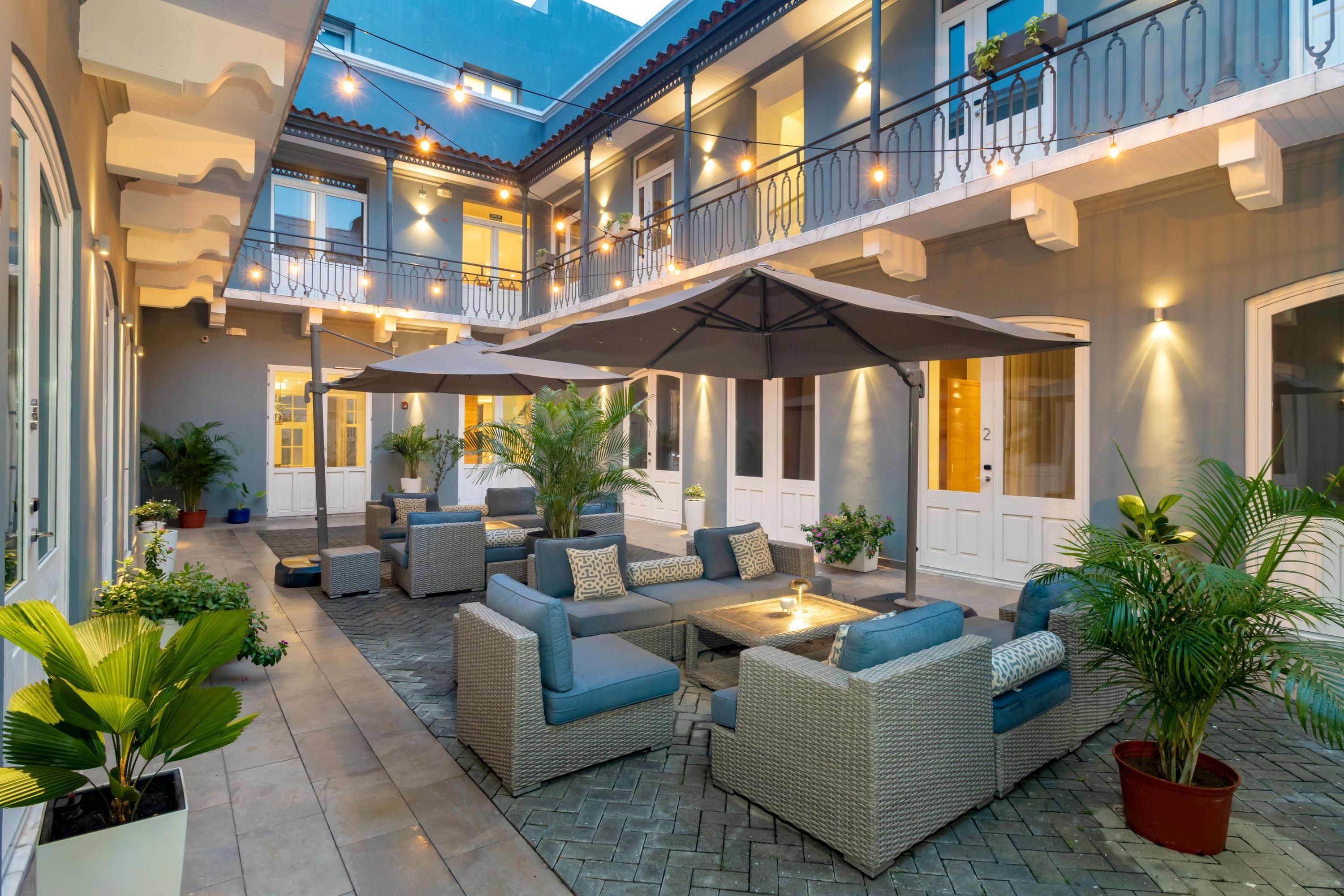 Hotel San Felipe - פנמה סיטי - פטיו