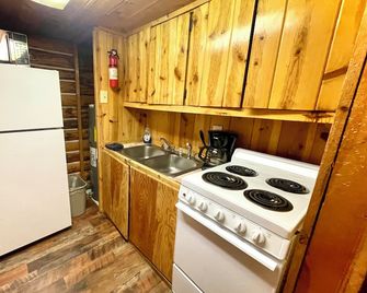 Serene Cabin with Sauna, WiFi & Reindeer Enclosure in Delta Junction - Cabin 5 - Delta Junction - Kitchen