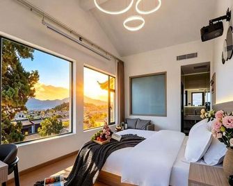 Moon · Yunxi Galaxy lives in the ancient city panoramic hotel (Lijiang Old Town North Store) - Lijiang - Bedroom