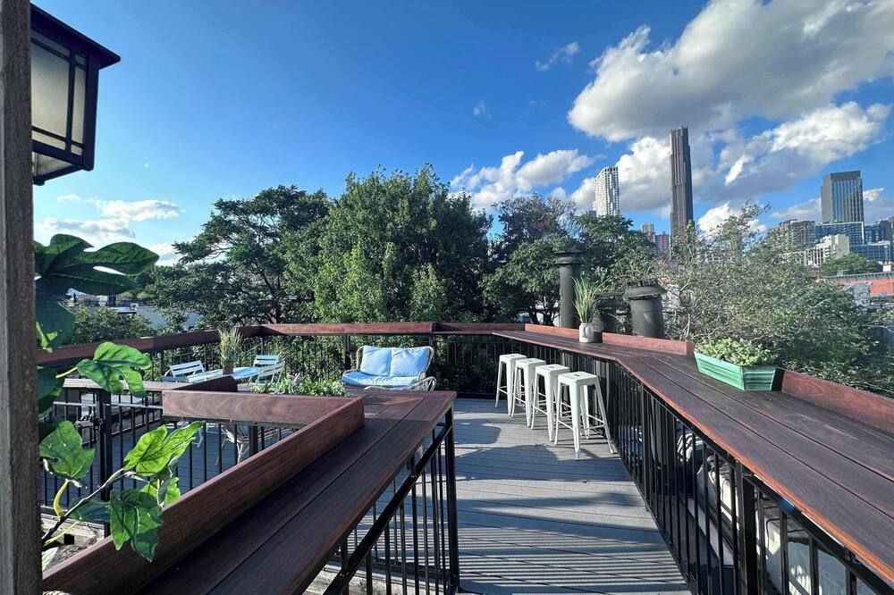 Central Cobble/Boerum Hill Townhome | Roof Terrace - Brooklyn - Balkon
