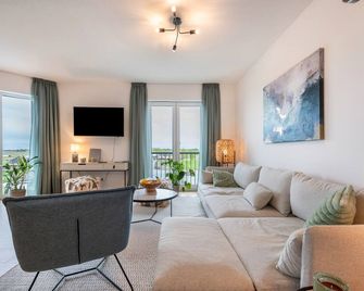 Nordseeblick Wohnung Möwe - Pellworm - Wohnzimmer