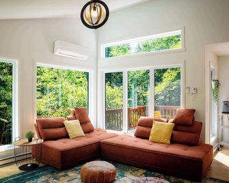 Chalet Victoria | Private Spa & Nature - Pont-Rouge - Salon