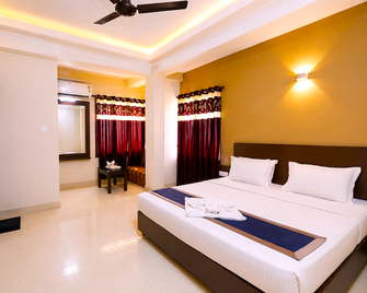 Goroomgo Uk Palace Puri - Near Temple And Walkable Distance From Swargadwar Golden Sea Beach - Puri - Schlafzimmer