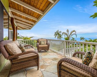 Kona Coast Original Beach Boys 9.5 acre Estate, Pool and Amazing Ocean Views - Captain Cook - Balkón