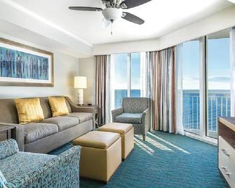 Wyndham Vacation Resorts Towers on the Grove - 2 Bedroom Unit Sleeps 6 - North Myrtle Beach - Living room