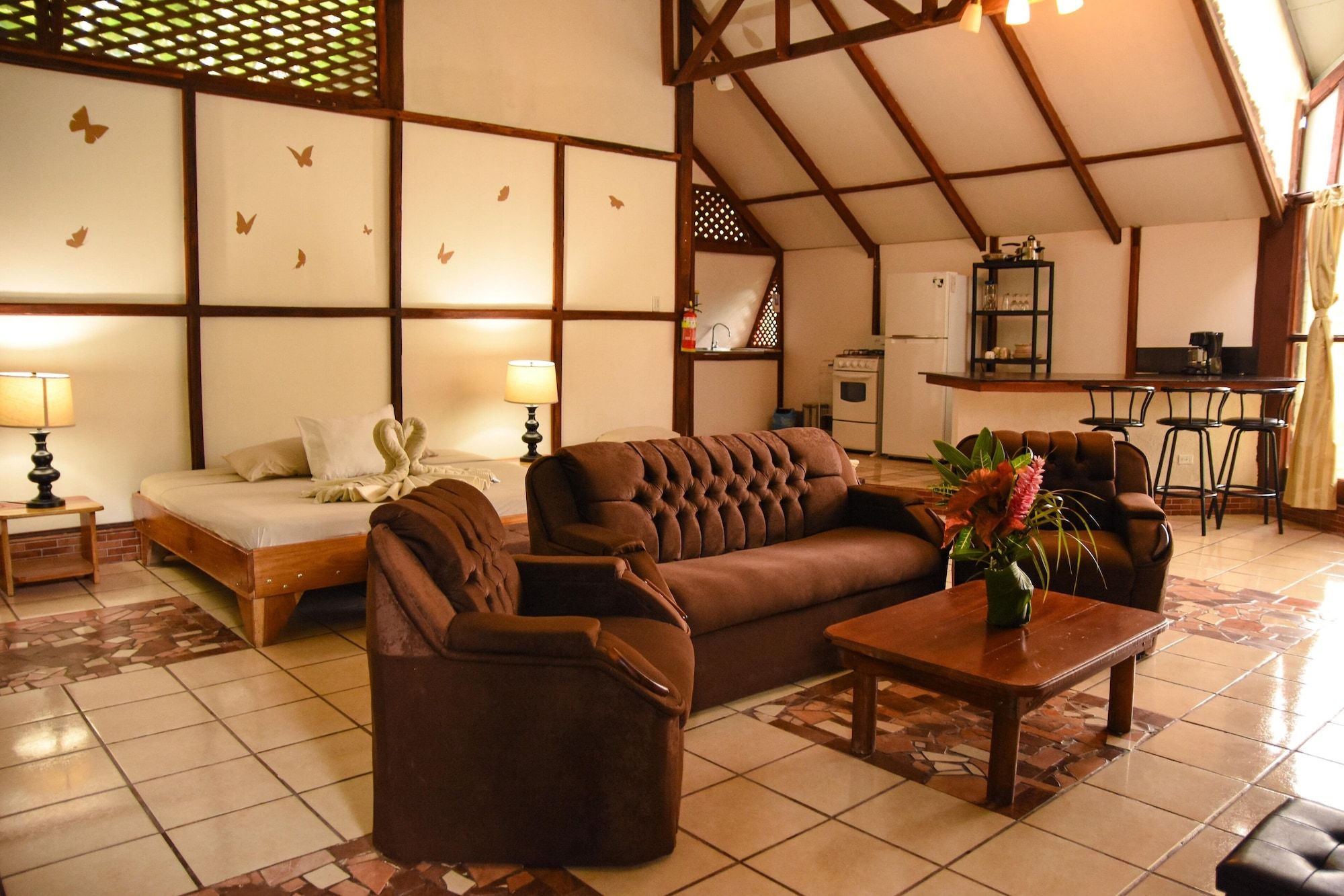 Chilamate Rainforest Eco-Retreat - Puerto Viejo de Sarapiquí - Wohnzimmer