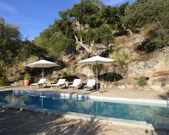 Traditional spacious cortijo surrounded by peaceful nature with lovely pool - Montánchez - Piscina