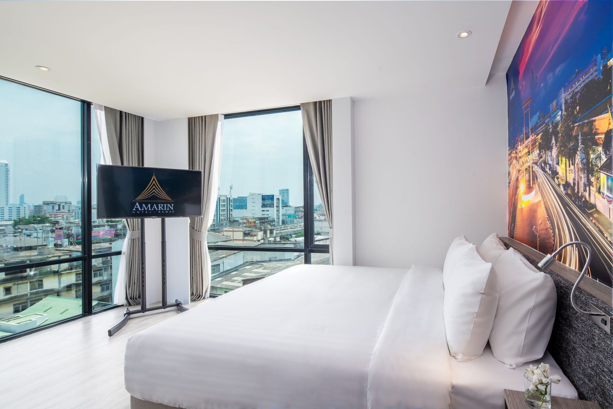 أمارين هوتل راما 8 - بانكوك - غرفة نوم