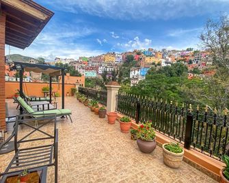 Hotel Mansion del Cantador - גואנחואטו - מרפסת